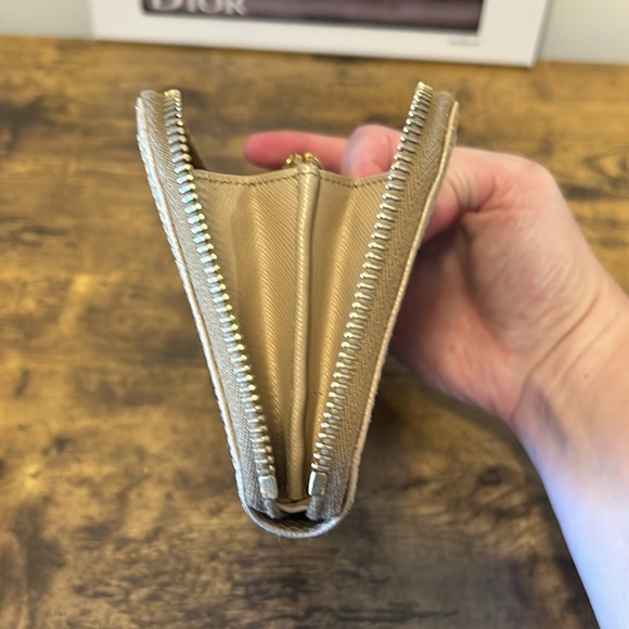 Prada Tan Bow Wallet - Picture 8 of 9